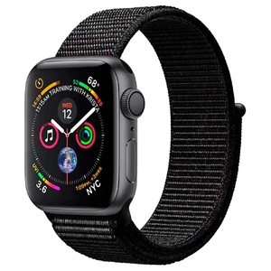 Смарт-часы Apple Watch Series 4 44mm GPS+LTE Space Gray Aluminum Case Black Sport Loop (MTUX2) MTUX2 - Фото 1