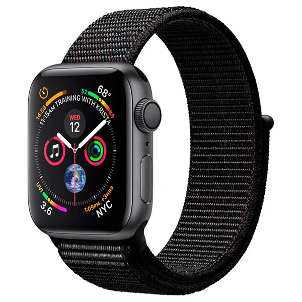 Смарт-годинник Apple Watch Series 4 44mm GPS + LTE Space Gray Aluminum Case Black Sport Loop (MTUX2)