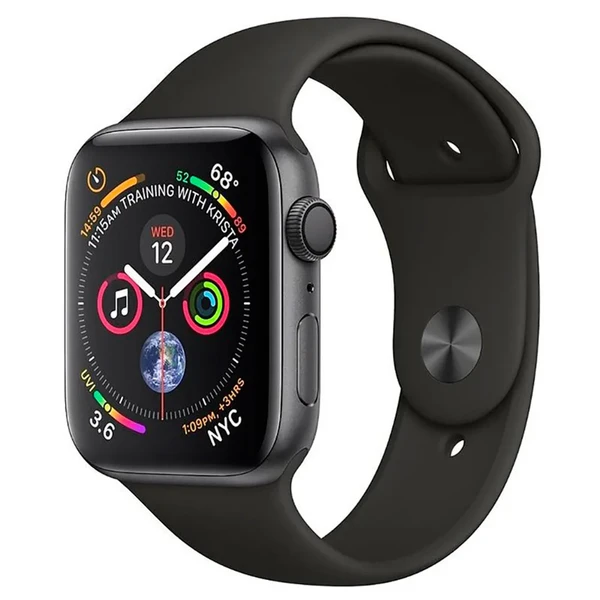 Смарт-годинник Apple Watch Series 4 44mm GPS + LTE Space Gray Aluminum Case Black Sport Band (MTVU2 | MTUW2)
