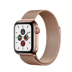 Смарт-часы Apple Watch Series 5 40mm Gold Stainless Steel Case Milanese Loop (MWWV2) MWWV2 - Фото 1