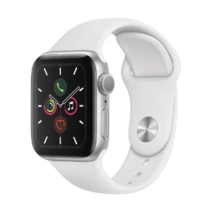 Apple Watch Series 5 40mm Silver Aluminium Case Sport Band (MWV62) MWV62 - Фото 1