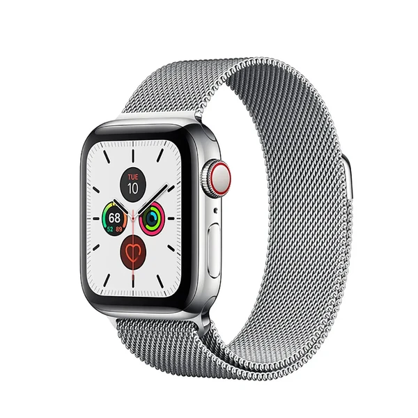 Смарт-годинник Apple Watch Series 5 40mm Silver Stainless Steel Case Milanese Loop (MWWT2) у Житомирі