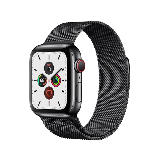 Смарт-годинник Apple Watch Series 5 40mm Space Black Stainless Steel Case Milanese Loop (MWWX2) у Житомирі