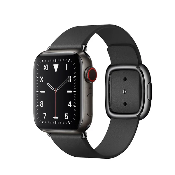 Смарт-годинник Apple Watch Series 5 40mm Space Black Titanium Case Black Modern Buckle (MWQD2) у Житомирі