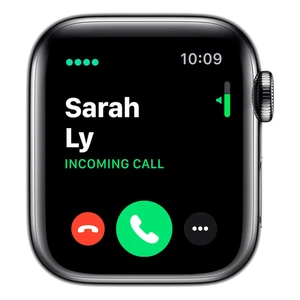 Смарт-часы Apple Watch Series 5 40mm Space Black Stainless Steel Case Black Sport Band (MWWW2) - Фото 3