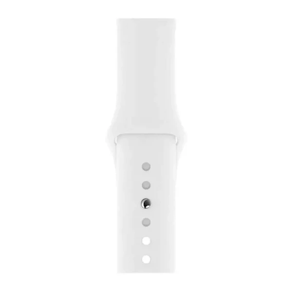 Смарт-годинник Apple Watch Series 5 44mm Silver Stainless Steel Case White Sport Band (MWW22) у Житомирі