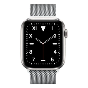 Смарт-часы Apple Watch Series 5 44mm Titanium Case Silver Milanese Loop (MWQT2) - Фото 2