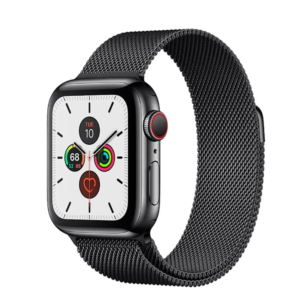 Смарт-годинник Apple Watch Series 5 44mm Space Black Stainless Steel Case Milanese Loop (MWW82) у Житомирі
