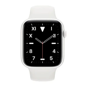 Смарт-часы Apple Watch Series 5 44mm White Ceramic Case White Sport Band (MWQU2) - Фото 2