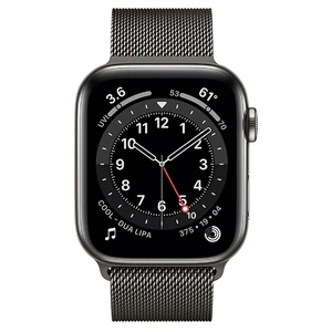 Смарт-годинник Apple Watch Series 6 GPS + Cellular, 44mm Graphite Stainless Steel Case with Graphite Milanese Loop (M07R3 | M09J3) - Фото 2