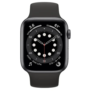 Смарт-годинник Apple Watch Series 6 GPS + Cellular, 44mm Space Gray Aluminum Case with Black Solo Loop (M0G83 | MOGR3) Розмір 5 - Фото 2