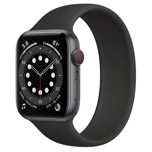 Смарт-годинник Apple Watch Series 6 GPS + Cellular, 44mm Space Gray Aluminum Case with Black Solo Loop (M0G83 | MOGR3) Розмір 6 M0G83 | MOGR3 - Фото 1