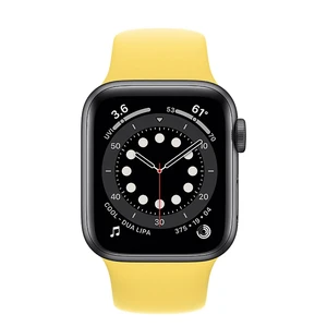 Смарт-годинник Apple Watch Series 6 GPS, 40mm Space Gray Aluminum Case with Ginger Sport Band (MG1A3) - Фото 2