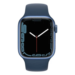 Смарт-годинник Apple Watch Series 7 GPS, 41mm Blue Aluminium Case with Abyss Blue Sport Band (MKN13UL/A) Офіційний UA - Фото 2