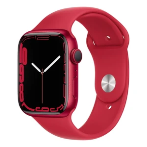 Смарт-часы Apple Watch Series 7 GPS, 45mm (PRODUCT)RED Aluminium Case with (PRODUCT)RED Sport Band (MKN93UL/A) Официальный UA MKN93UL/A - Фото 1
