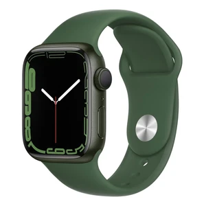 Смарт-часы Apple Watch Series 7 GPS, 41mm Green Aluminum Case with Clover Sport Band (MKN03)