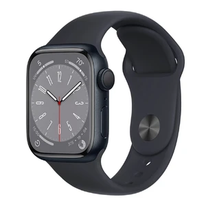 Смарт-часы Apple Watch Series 8 GPS, 45mm Midnight Aluminum Case with Midnight Sport Band (MNP13)