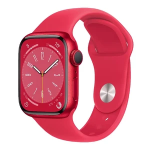 Смарт-годинник Apple Watch Series 8 GPS, 41mm (PRODUCT)RED Aluminum Case with (PRODUCT)RED Sport Band (MNP73) MNP73 - Фото 1