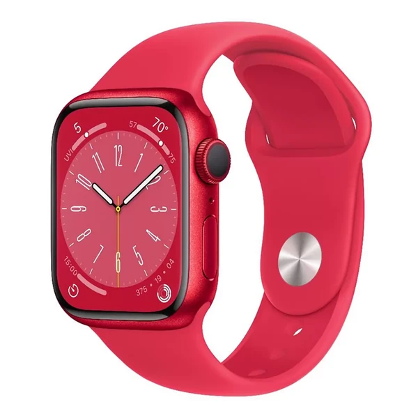 Смарт-годинник Apple Watch Series 8 GPS, 41mm (PRODUCT)RED Aluminum Case with (PRODUCT)RED Sport Band (MNP73)