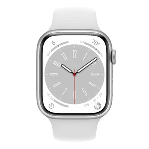Смарт-годинник Apple Watch Series 8 GPS+Cellular, 45mm Silver Aluminum Case with White Sport Band (MP4J3) - Фото 2