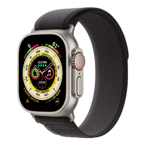 Смарт-годинник Apple Watch Ultra 49mm Titanium Case with Black/Gray Trail Loop (MQEJ3)