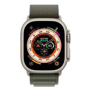 Смарт-часы Apple Watch Ultra 49mm Titanium Case with Green Alpine Loop L (MQFP3) - Фото 2
