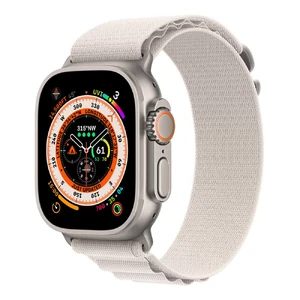 Смарт-часы Apple Watch Ultra 49mm Titanium Case with Starlight Alpine Loop S (MQFQ3) MQFQ3 - Фото 1