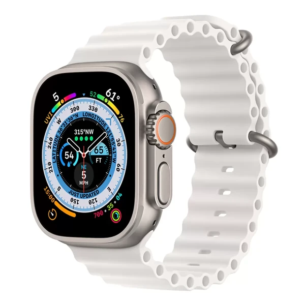 Смарт-годинник Apple Watch Ultra 49mm Titanium Case with White Ocean Band
