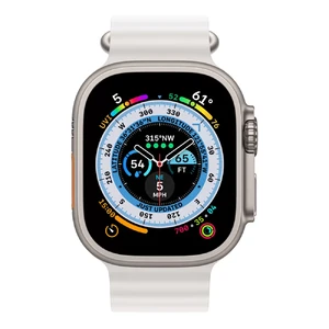 Смарт-часы Apple Watch Ultra 49mm Titanium Case with White Ocean Band - Фото 2