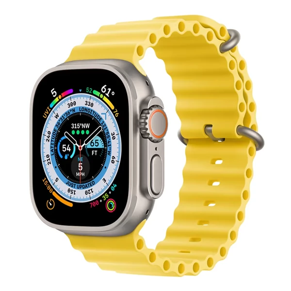 Смарт-годинник Apple Watch Ultra 49mm Titanium Case with Yellow Ocean Band (MNHG3)