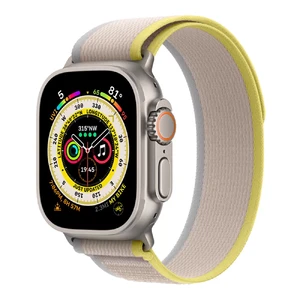 Смарт-часы Apple Watch Ultra 49mm Titanium Case with Yellow/Beige Trail Loop S | M (MNHK3) MNHK3 - Фото 1