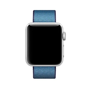Ремешок Apple 41mm | 40mm | 38mm Navy | Tahoe Blue Woven Nylon (MP222) для Apple Watch - Фото 2