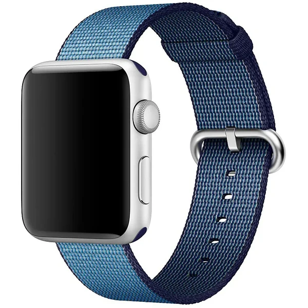 Ремешок Apple Ultra 49mm | 45mm | 44mm | 42mm Navy | Tahoe Blue Woven Nylon (MP232) для Apple Watch