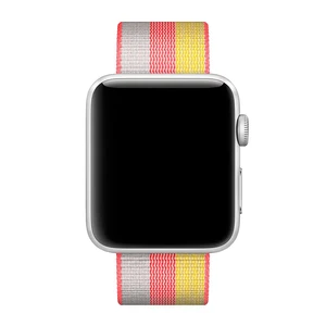 Ремінець Apple Ultra 49mm | 45mm | 44mm | 42mm Red Woven Nylon (MPW72) для Apple Watch - Фото 2