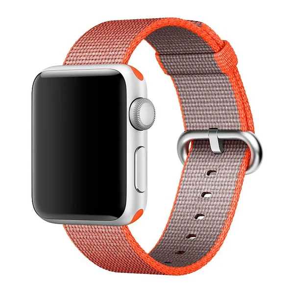 Ремешок Apple 41mm | 40mm | 38mm Space Orange | Anthracite Woven Nylon (MNK52) для Apple Watch