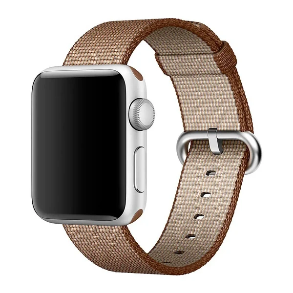 Ремешок Apple 41mm | 40mm | 38mm Toasted Coffee | Caramel Woven Nylon (MNK42) для Apple Watch в Днепре