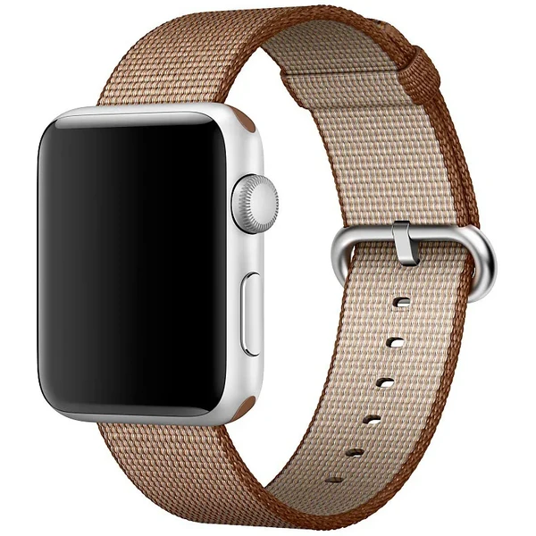 Ремешок Apple Ultra 49mm | 45mm | 44mm | 42mm Toasted Coffee | Caramel Woven Nylon (MNKE2) для Apple Watch в Луцке