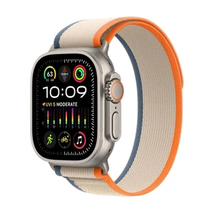 Смарт-годинник Apple Watch Ultra 2 GPS + Cellular 49mm Titanium Case with Orange/Beige Trail Loop M/L (MRF23)