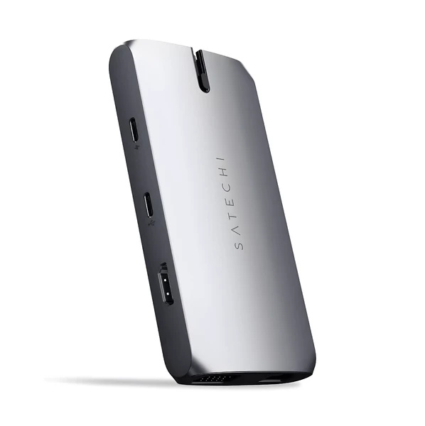 Хаб Satechi On-the-Go USB-C 9 в 1 Space Gray для MacBook | iPad