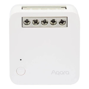 Розумне одноканальное бездротове реле з нейтраллю Aqara Single Switch Module T1 (With Neutral) HomeKit