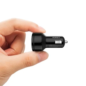 Автомобильное зарядное устройство Aukey CC-T7 Black - Фото 5