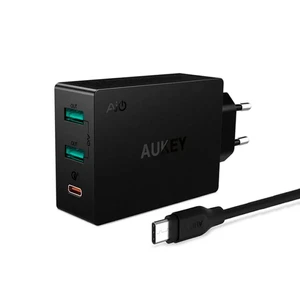 Быстрое зарядное устройство Aukey PA-Y4 Black Quick Charge 3.0 - Фото 4