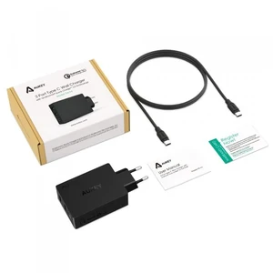 Быстрое зарядное устройство Aukey PA-Y4 Black Quick Charge 3.0 - Фото 5