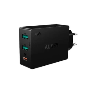 Швидке зарядний пристрій Aukey PA-Y4 Black Quick Charge 3.0