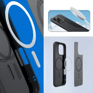 Черно-серый чехол Spigen Caseology Nano Pop Mag для iPhone 16 Pro - Фото 12