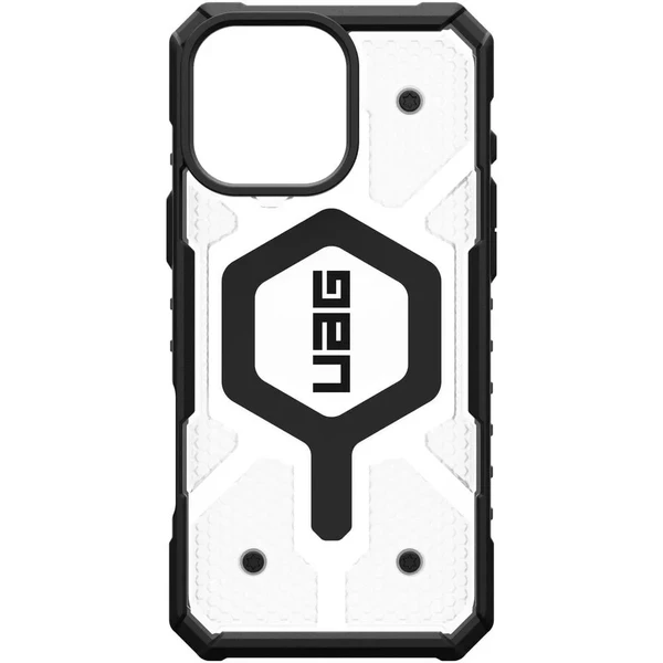 Прозорий чорний чохол Urban Armor Gear Pathfinder MagSafe для iPhone 16 Pro Max