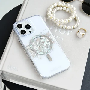 Прозрачный чехол с перламутром Case-Mate Karat MagSafe для iPhone 16 Pro Max - Фото 13