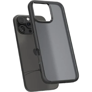 Півпрозорий чорний чохол Spigen Ultra Hybrid для iPhone 16 Pro Max - Фото 5