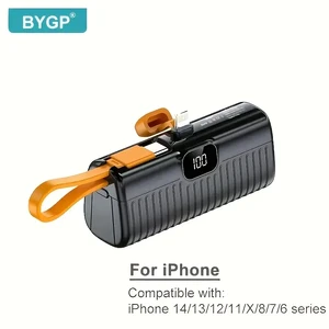 Портативний зарядний пристрій (повербанк) iLoungeMax BYGP Mini Portable Charger Lightning Black 5000mAh