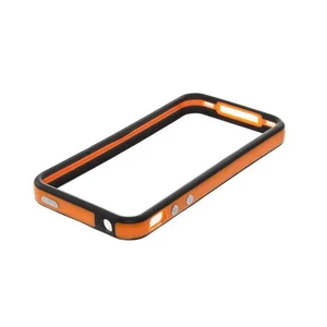Двоколірний бампер iLoungeMax Apple для iPhone 4 | 4S Помаранчевий | чорний  - Фото 1